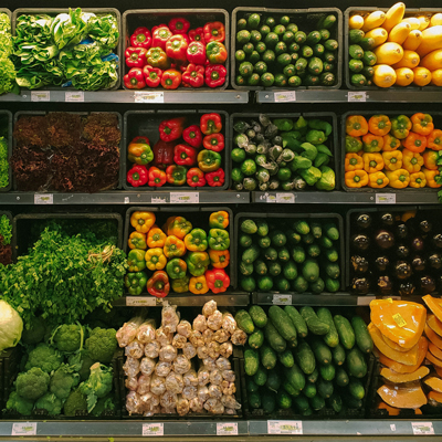 Supermarkt Gemüseabteilung