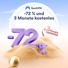 NordVPN: 72% Rabatt auf das 2-Jahres Abo + 3 EXTRA Monate gratis